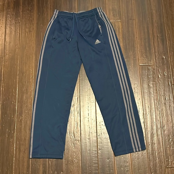Navy Adidas Climawarm Sweatpants - Picture 1 of 2
